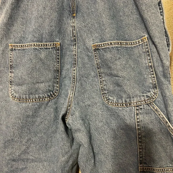 Noisy May Light Denim Overalls - Picture 9 of 12